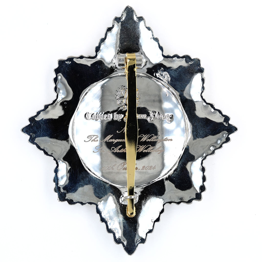 UK Royal Order of the Garter Breast Star Engraved No.21 Limited detail view 8