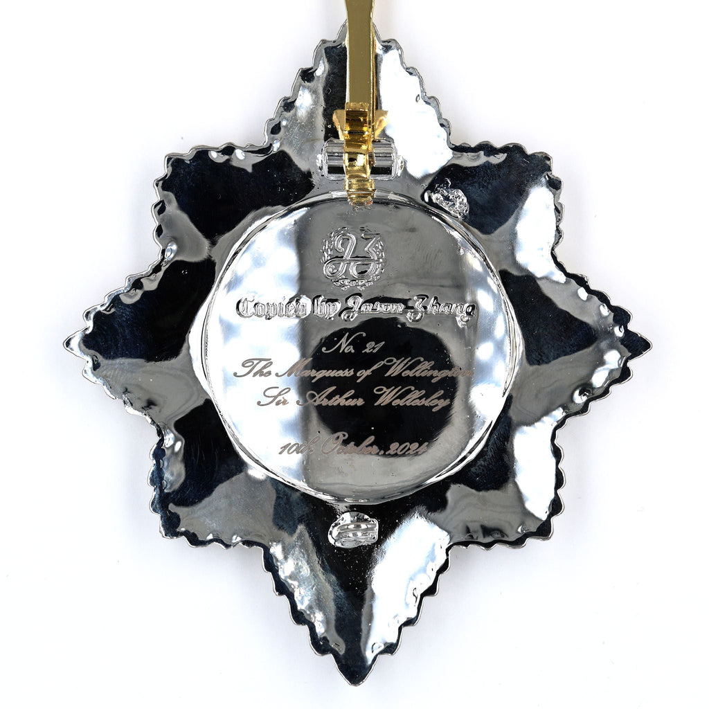 UK Royal Order of the Garter Breast Star Engraved No.21 Limited detail view 10