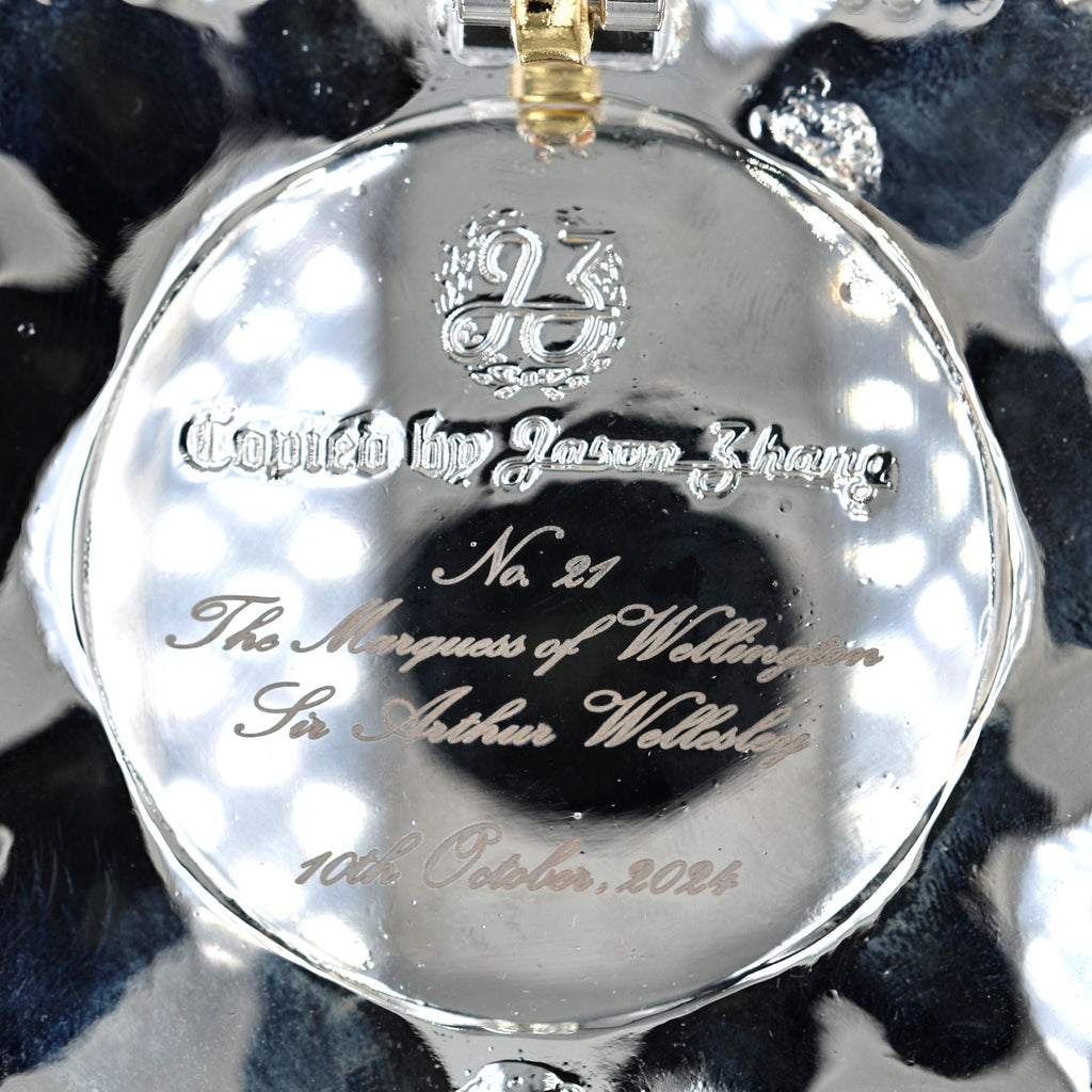 UK Royal Order of the Garter Breast Star Engraved No.21 Limited detail view 12