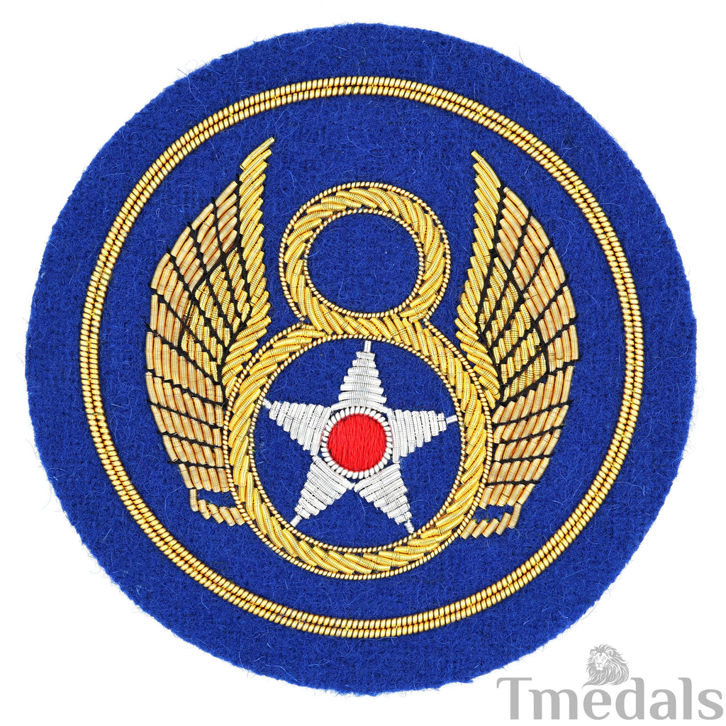 U.S. 8th Eighth Air Force WWII Army Air Corps USAF Squadron Uniform Patch German detail view 4
