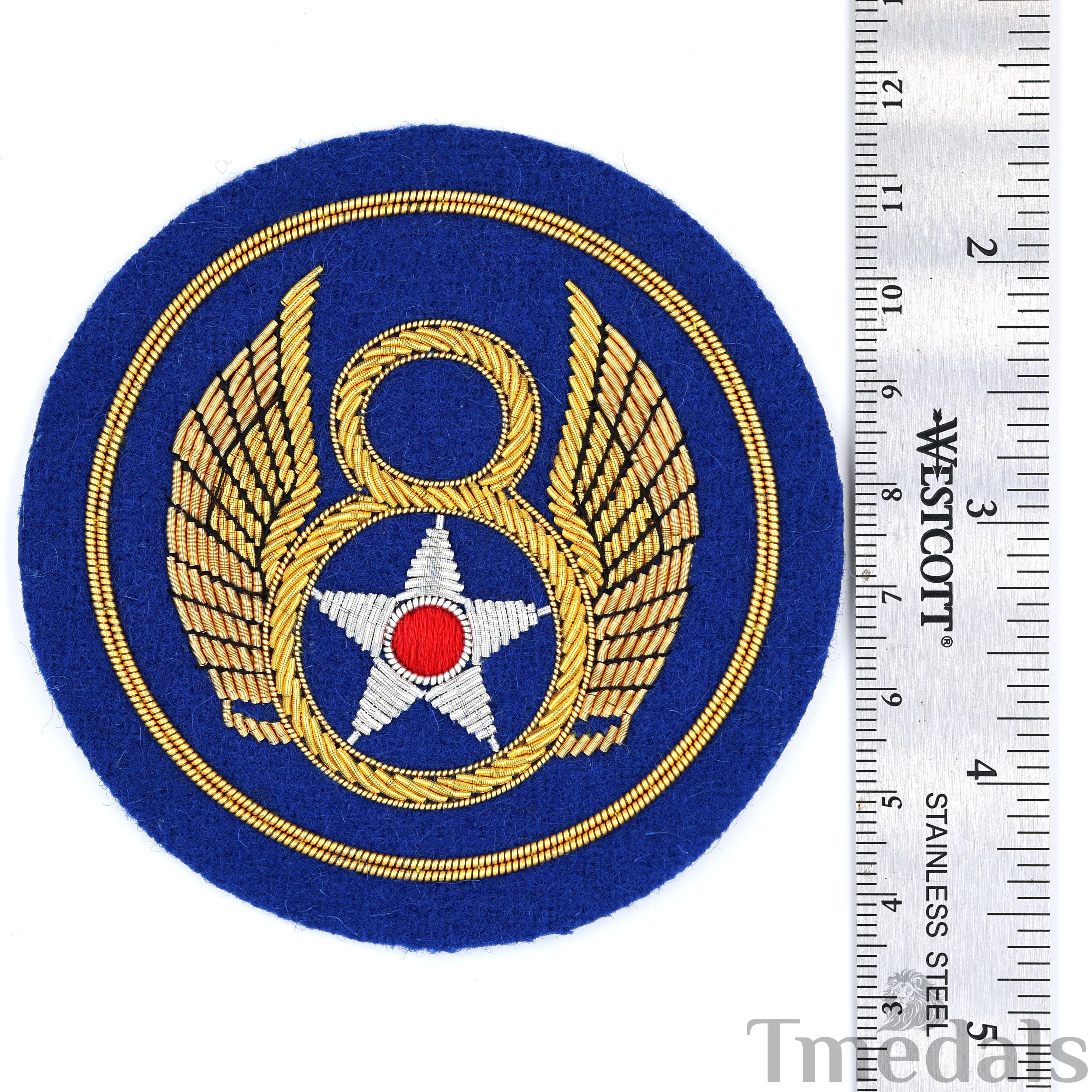 U.S. 8th Eighth Air Force WWII Army Air Corps USAF Squadron Uniform Patch German detail view 3