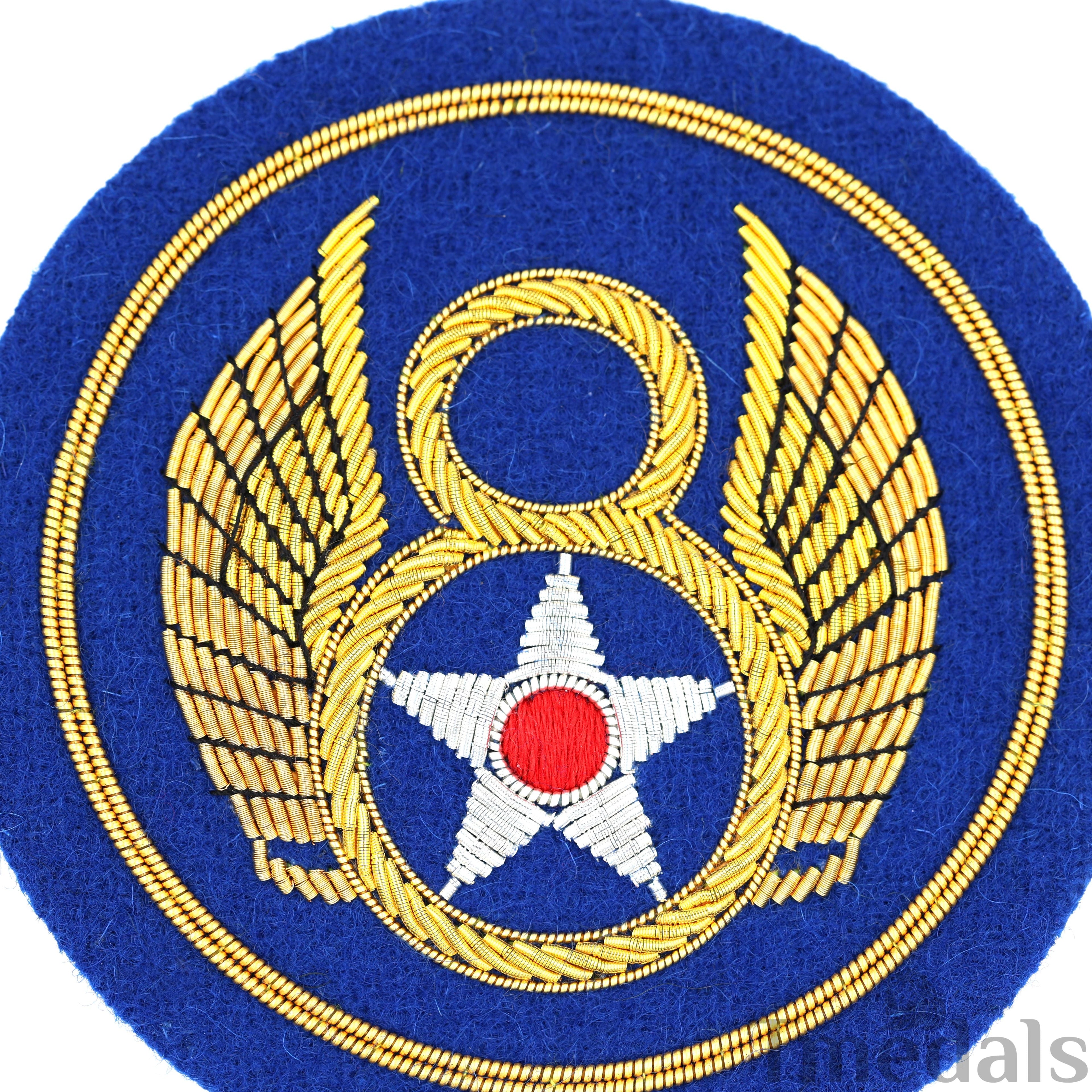 U.S. 8th Eighth Air Force WWII Army Air Corps USAF Squadron Uniform Patch German detail view 8