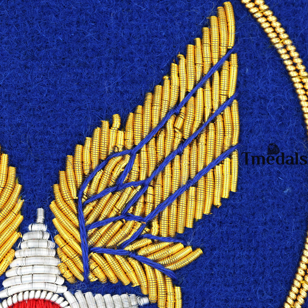 U.S. Army Air Force Corps WWII Bullion USAF Squadron Shoulder Uniform Patch detail view 7