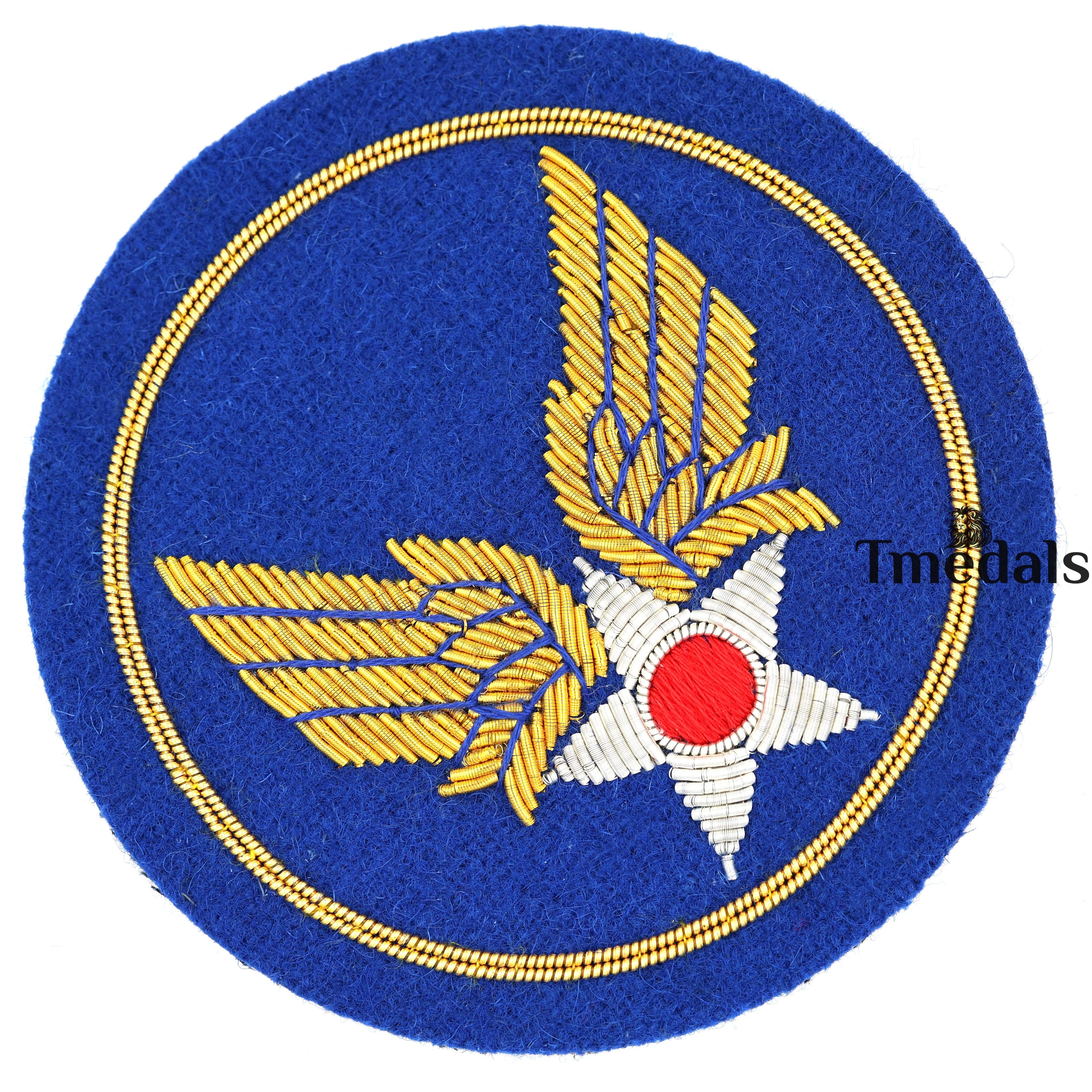 U.S. Army Air Force Corps WWII Bullion USAF Squadron Shoulder Uniform Patch detail view 9