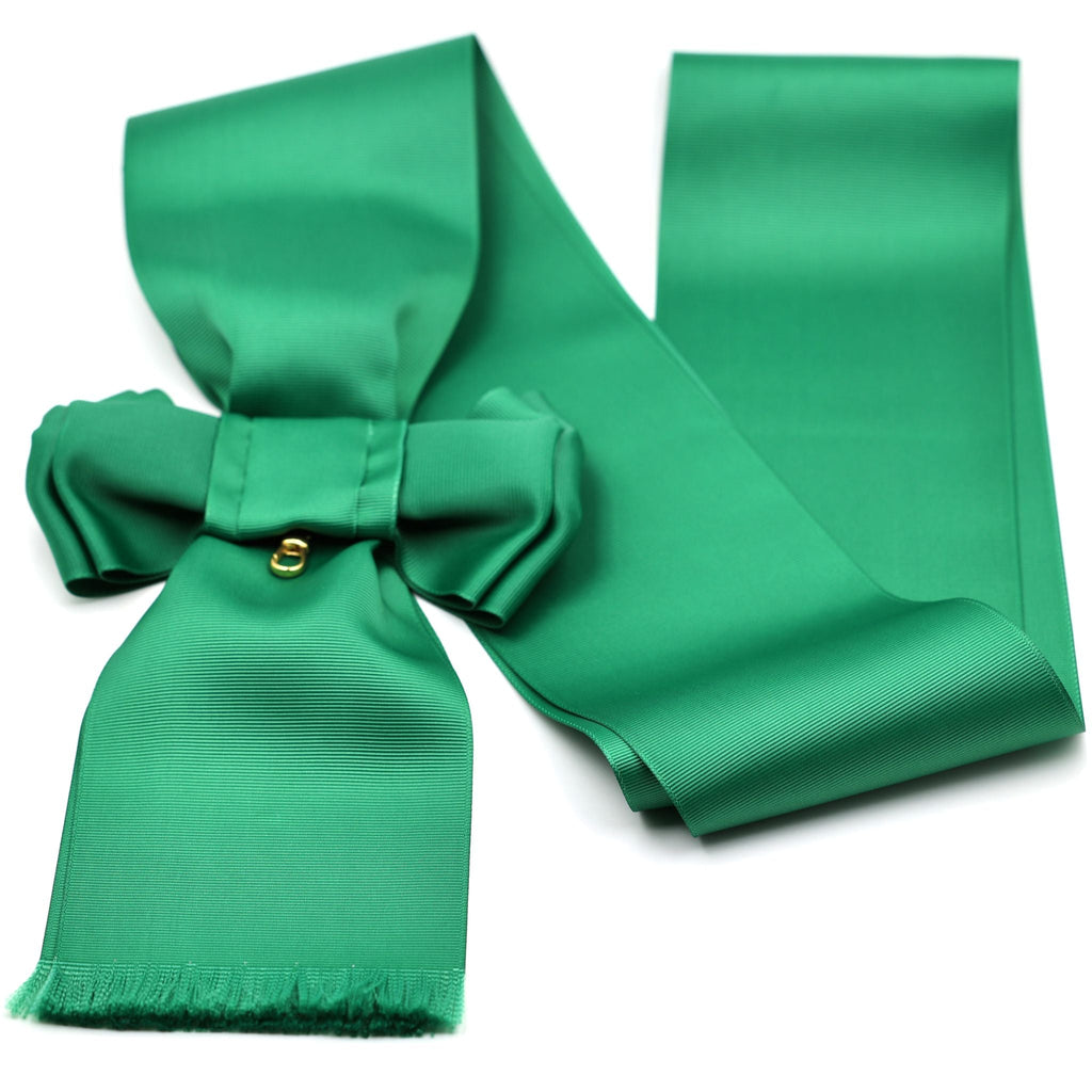 British Order of the Thistle Royal Green Sash (Ribbon) – Sash Only detail view 5