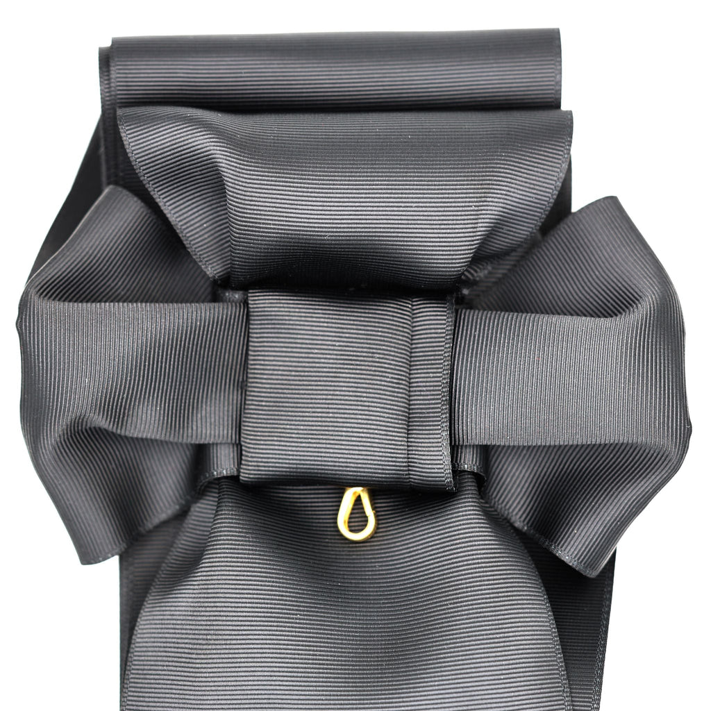 UK Order of St John Black Sash Only Ceremonial Sash Bow Style detail view 10