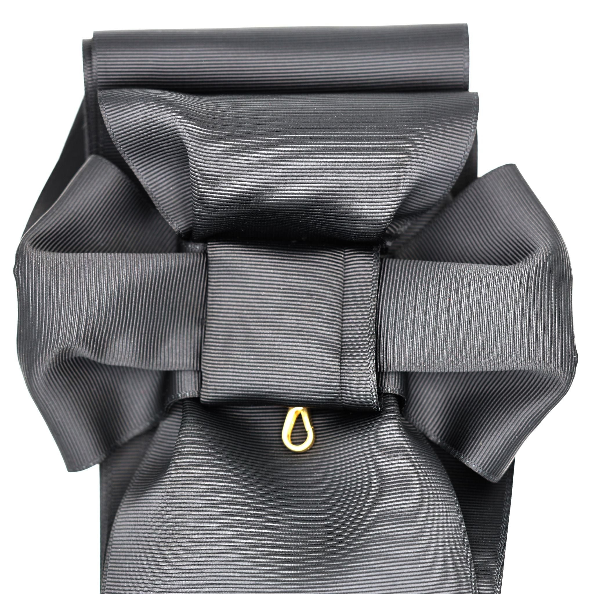 UK Order of St John Black Sash Only Ceremonial Sash Bow Style detail view 10