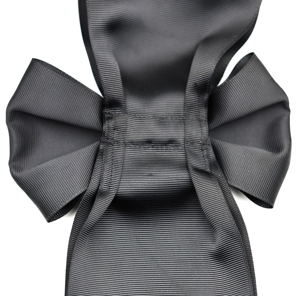 UK Order of St John Black Sash Only Ceremonial Sash Bow Style detail view 3