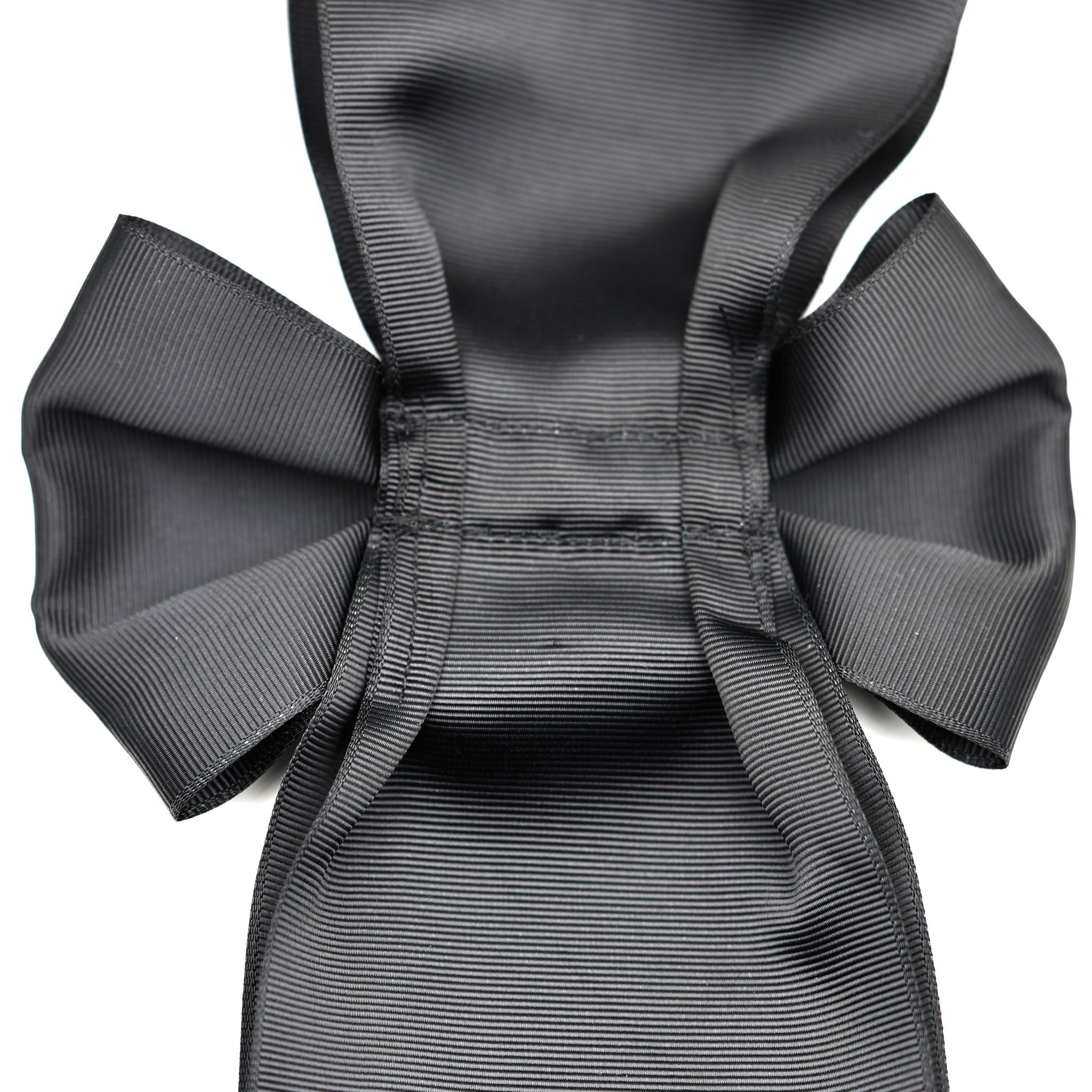 UK Order of St John Black Sash Only Ceremonial Sash Bow Style detail view 3