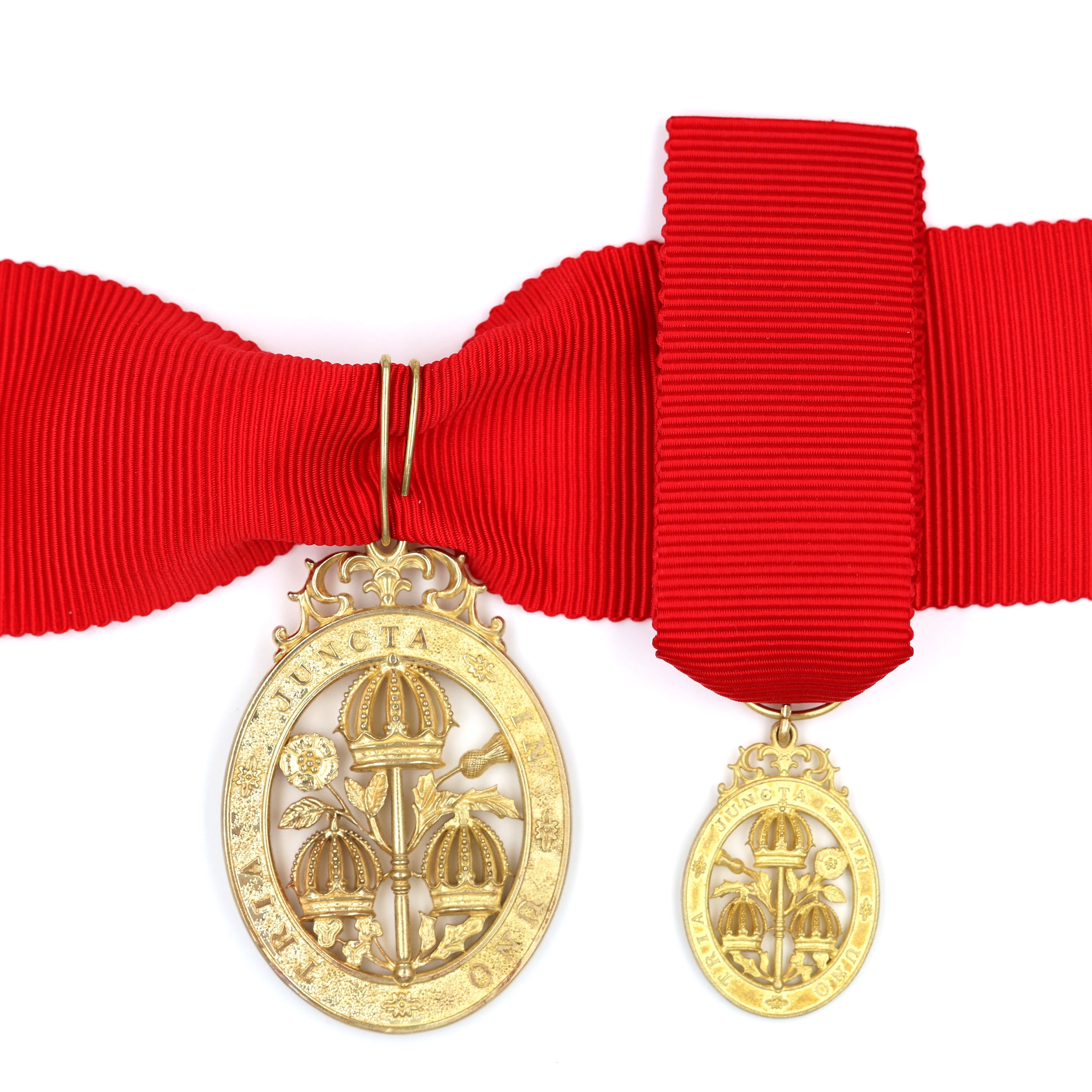 UK The Most Honourable Order of the Bath Civil Division Neck Ribbon Set + Mini Medal detail view 7