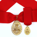 UK The Most Honourable Order of the Bath Civil Division Neck Ribbon Set + Mini Medal replica
