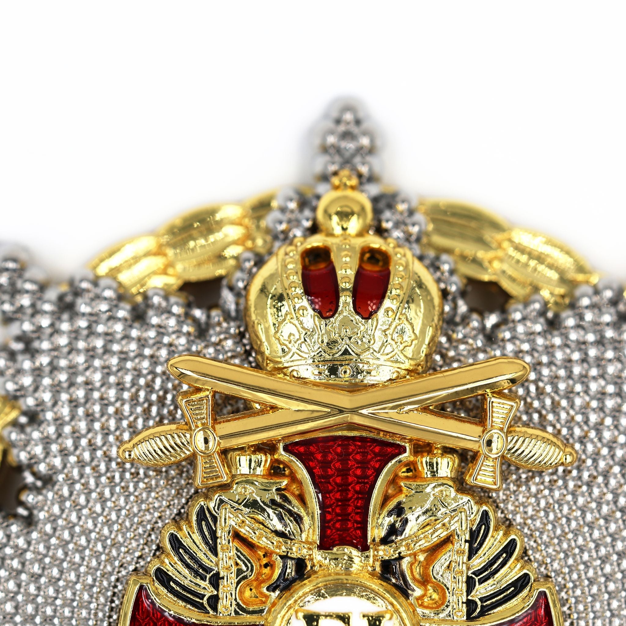 Austro Golden Cross of Merit 1849 Franz Joseph Order Medal with Swords detail view 6
