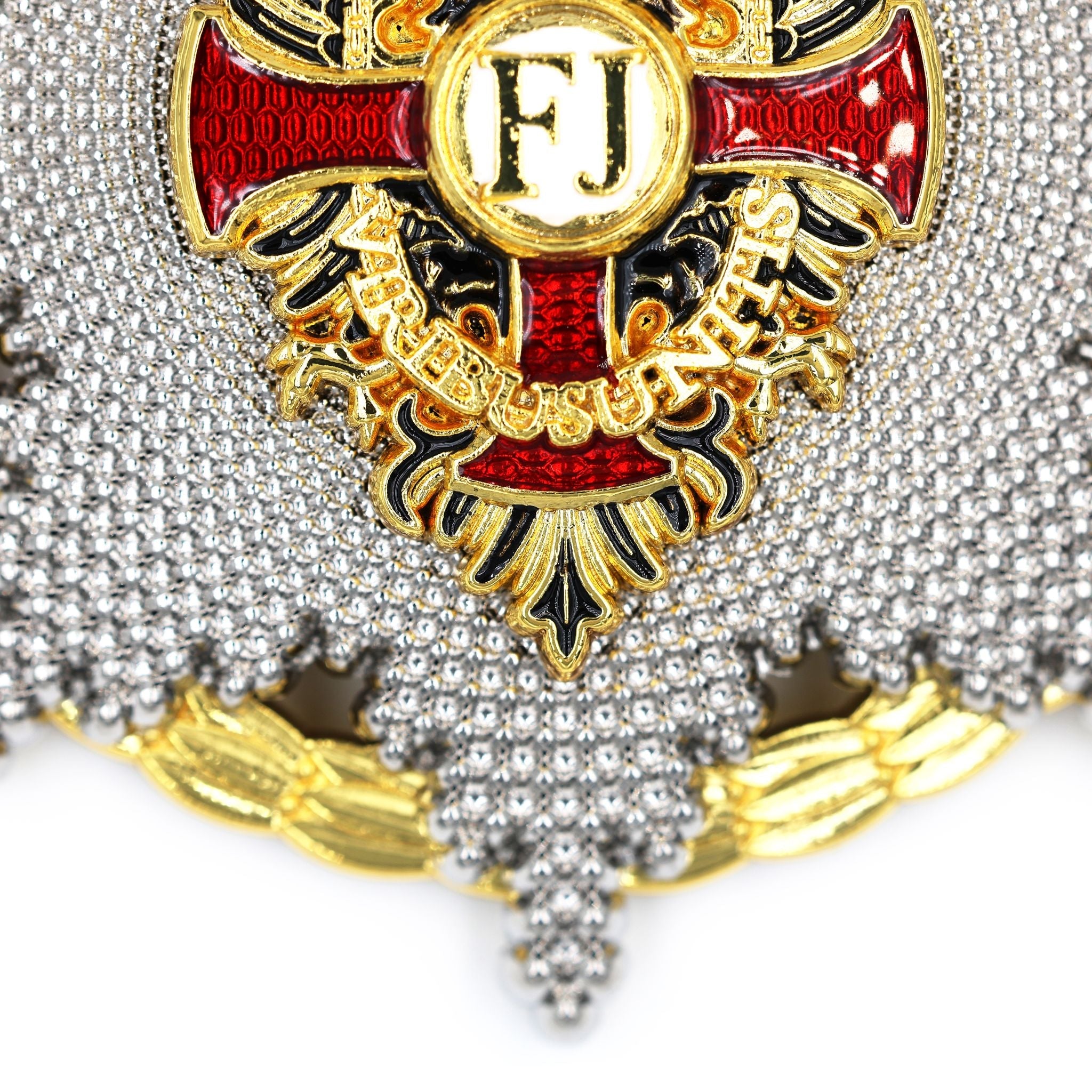 Austro Golden Cross of Merit 1849 Franz Joseph Order Medal with Swords detail view 9