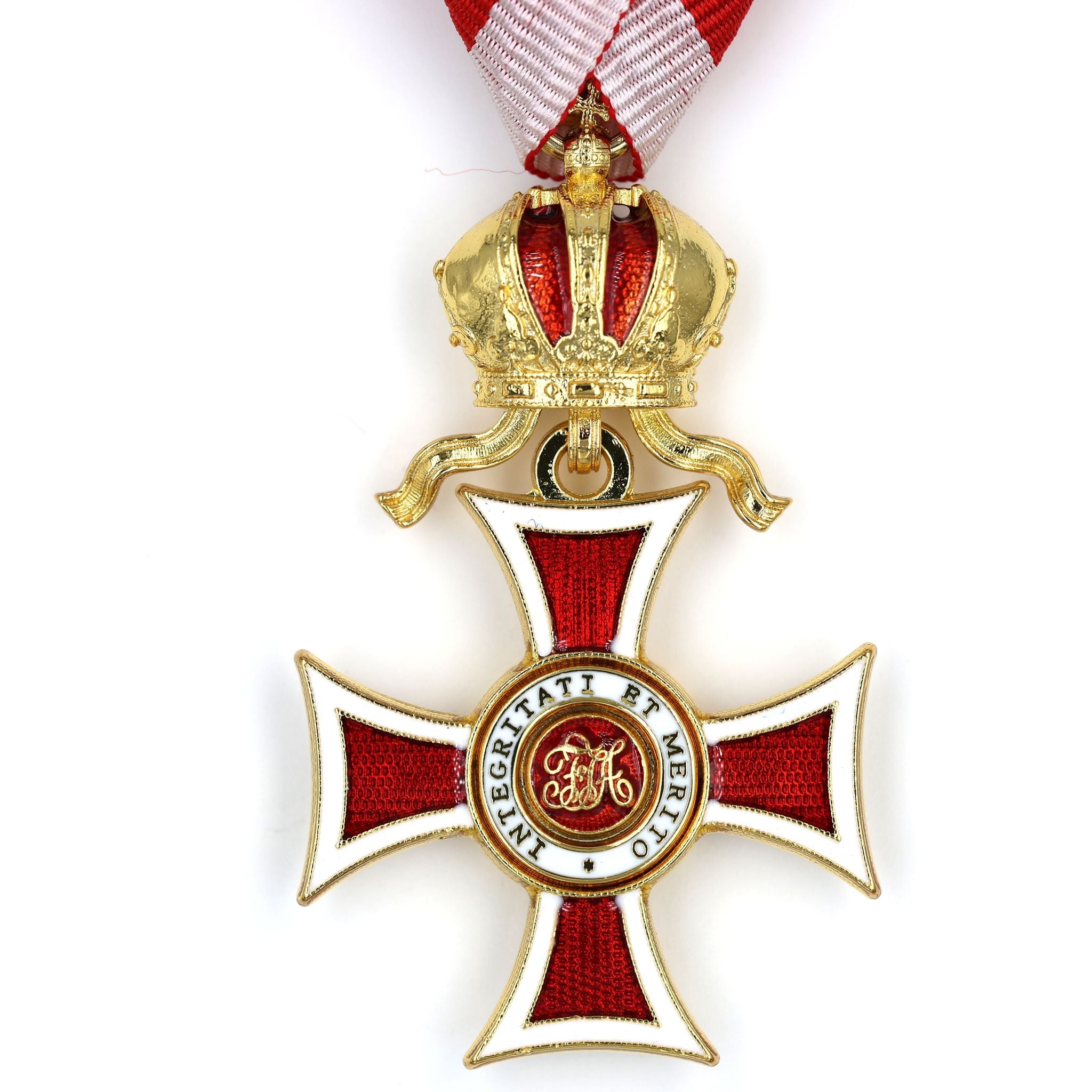 Austria Imperial Order of Leopold Knight Cross Civilian Type Badge detail view 3