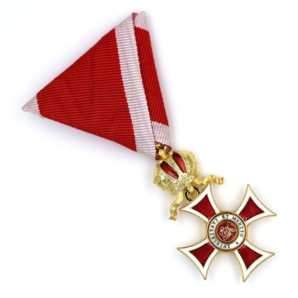 Austria Imperial Order of Leopold Knight Cross Civilian Type Badge detail view 5