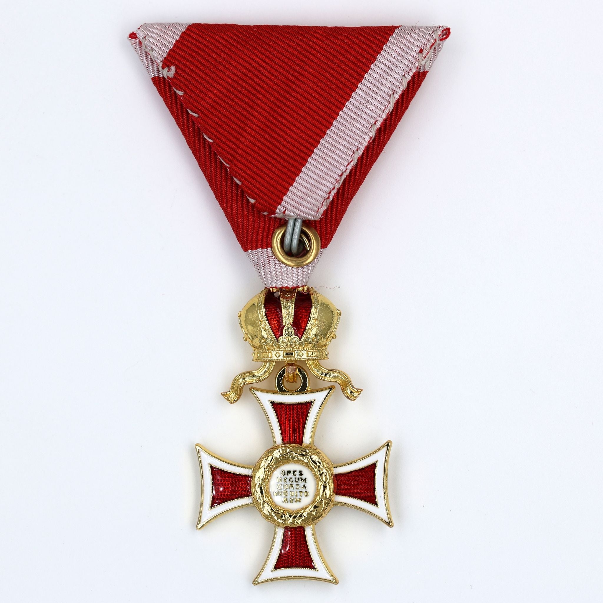 Austria Imperial Order of Leopold Knight Cross Civilian Type Badge detail view 2