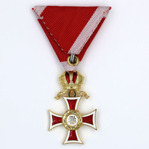Austria Imperial Order of Leopold Knight Cross Civilian Type Badge detail view 2