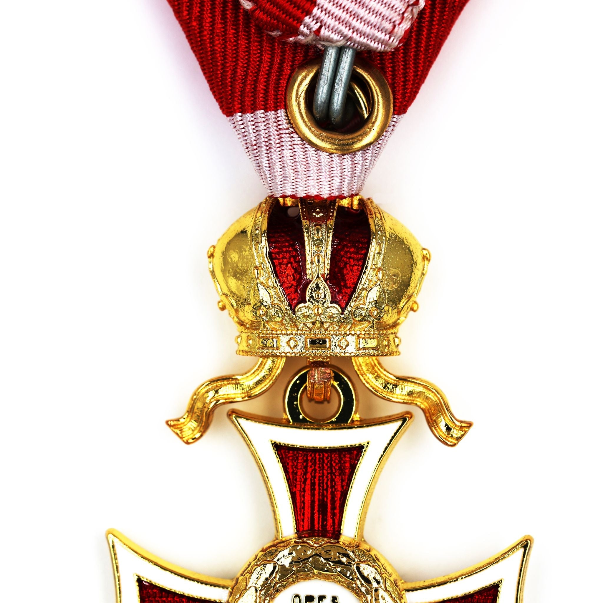 Austria Imperial Order of Leopold Knight Cross Civilian Type Badge detail view 8