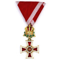 Austria Imperial Order of Leopold Knight Cross with War Decoration Ribbon replica