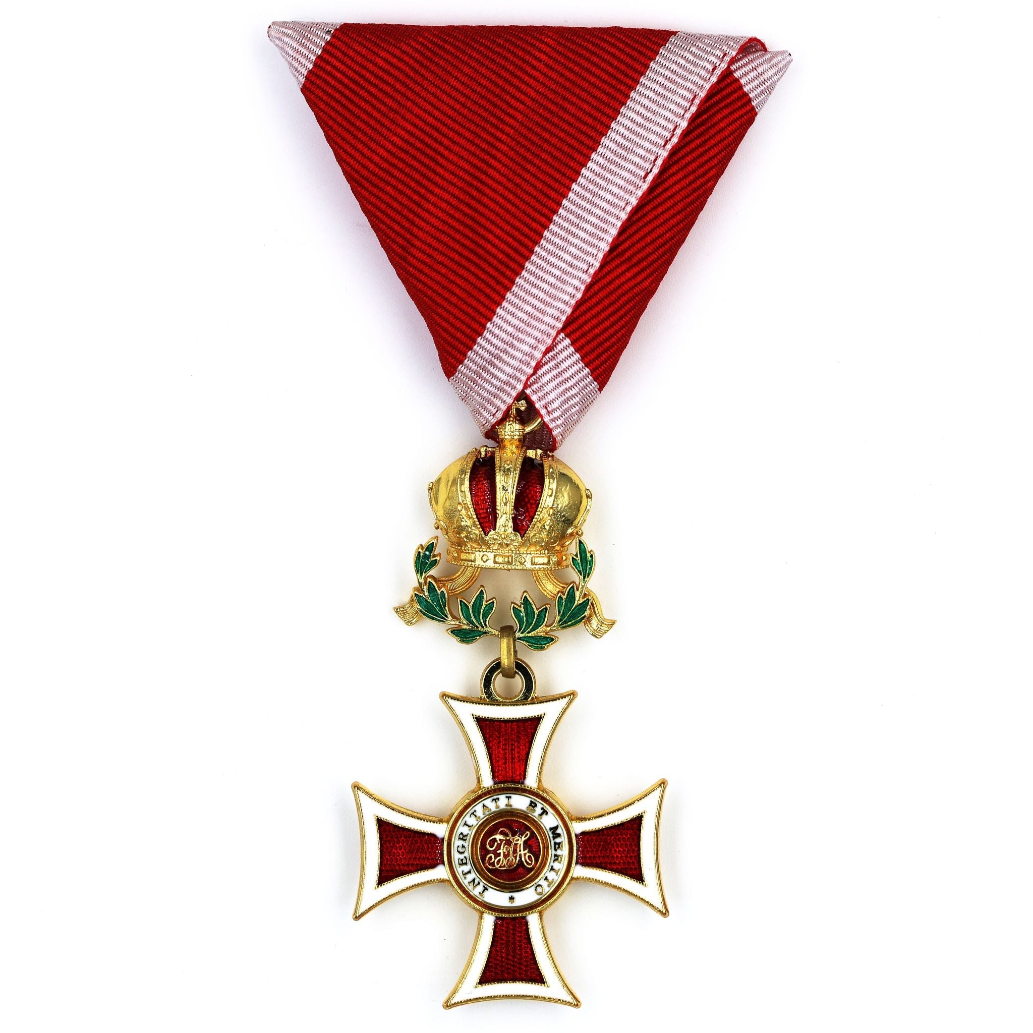 Austria Imperial Order of Leopold Knight Cross with War Decoration Ribbon replica