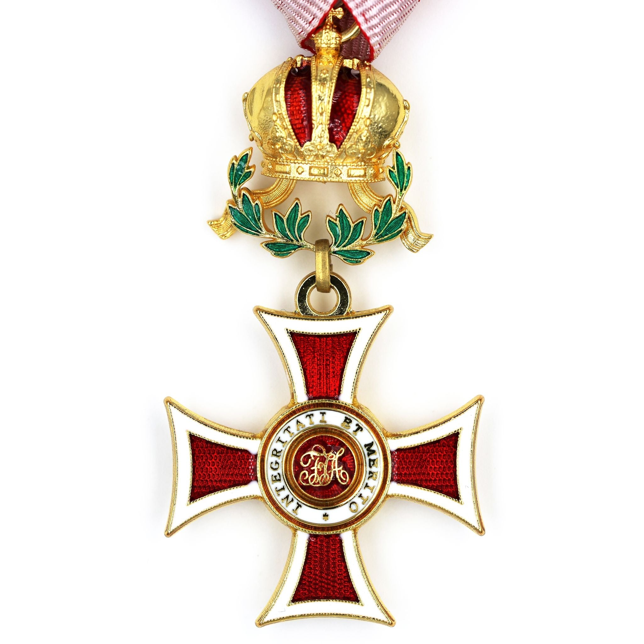 Austria Imperial Order of Leopold Knight Cross with War Decoration Ribbon detail view 2