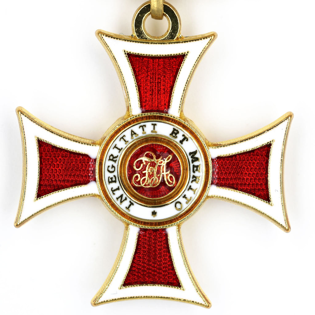 Austria Imperial Order of Leopold Knight Cross with War Decoration Ribbon detail view 3