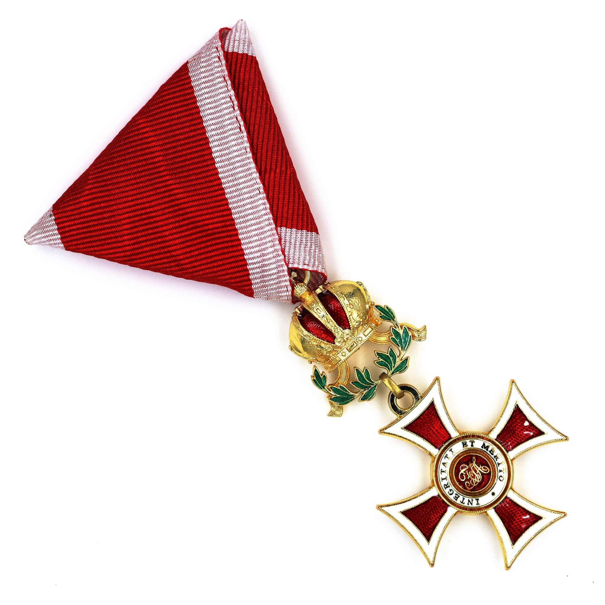 Austria Imperial Order of Leopold Knight Cross with War Decoration Ribbon detail view 5
