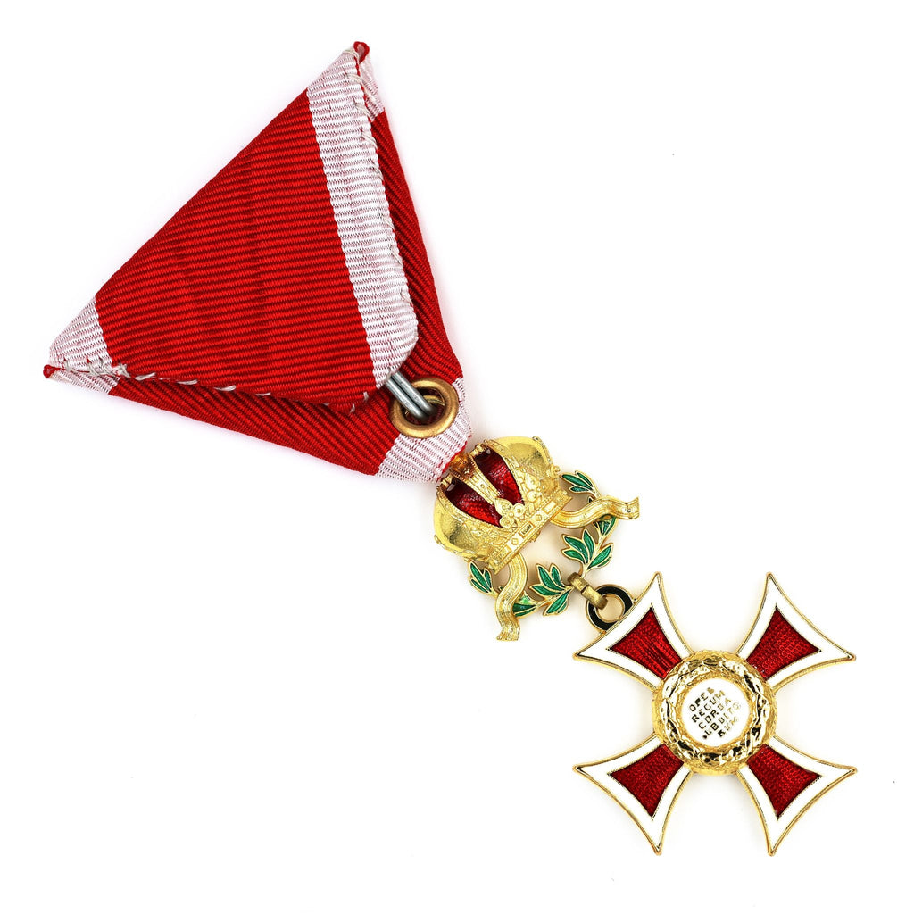 Austria Imperial Order of Leopold Knight Cross with War Decoration Ribbon detail view 6