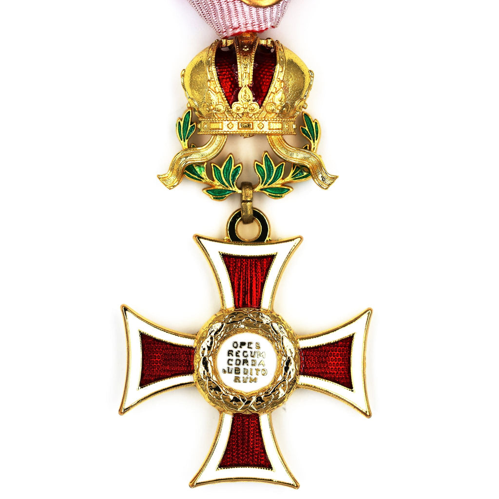 Austria Imperial Order of Leopold Knight Cross with War Decoration Ribbon detail view 10