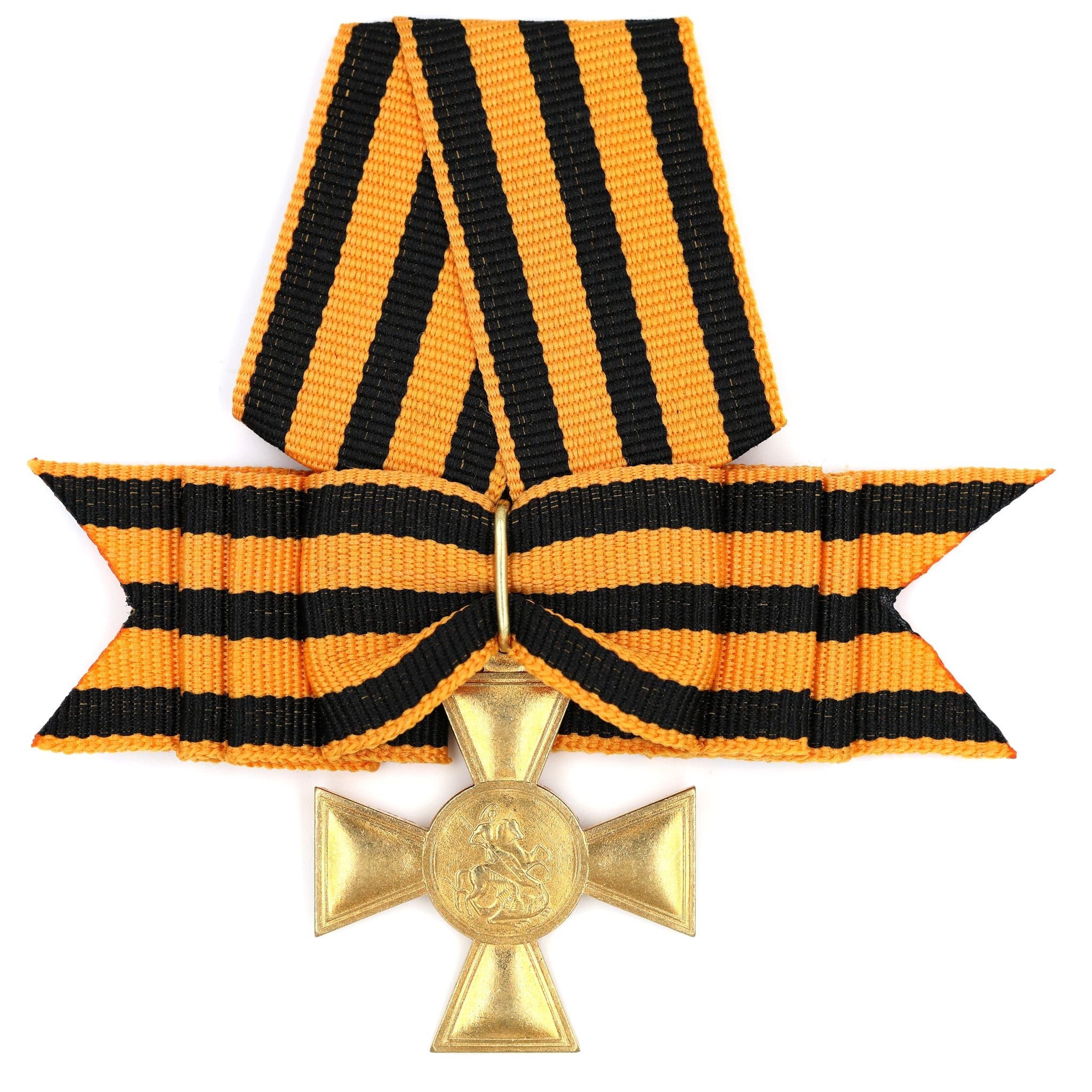 Imperial Russian St George Cross Set 1st 2nd 3rd 4th Class w Ribbon detail view 3