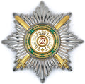 Imperial Russian Order of St. Stanislaus 1st Class Breast Star with Swords reproduction