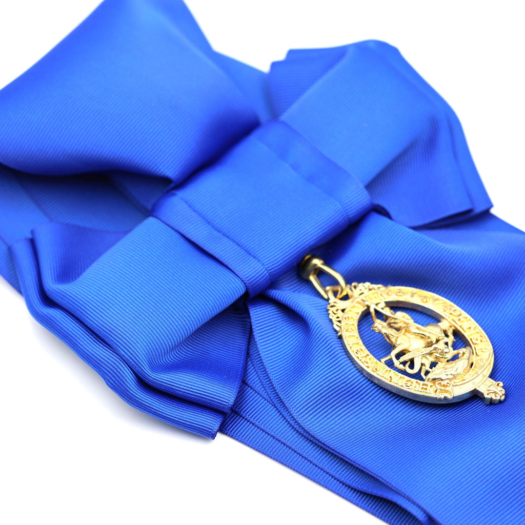 UK the British Order of the Garter Star, Sash+ Badge Full Set Medal detail view 16