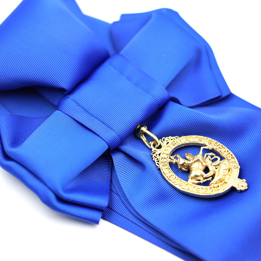 British Most Noble Order of the Garter St George Sash Badge Medal detail view 12