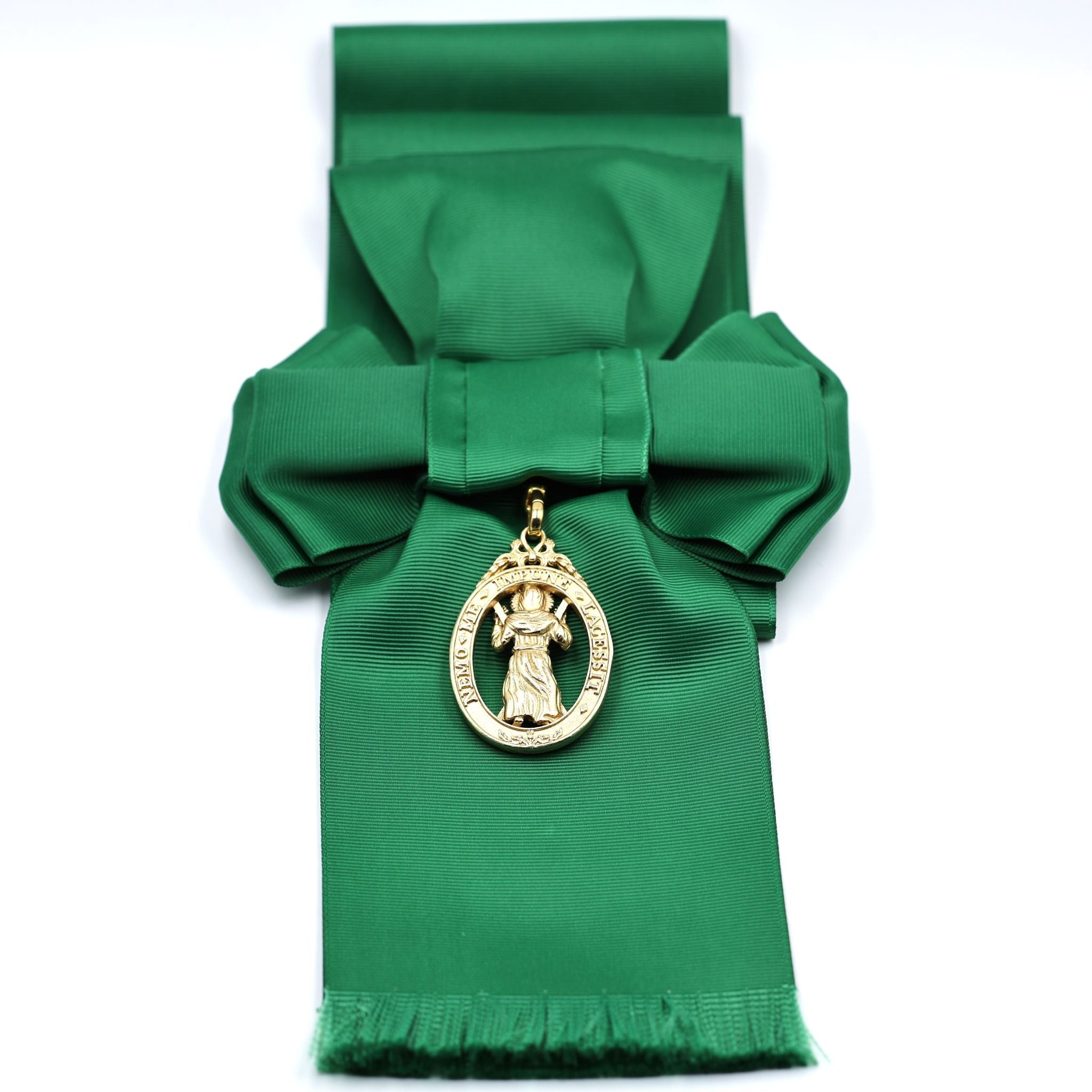 Order of the Thistle Sash & Badge – Saint Andrew Badge in Brass – Full-Size detail view 4