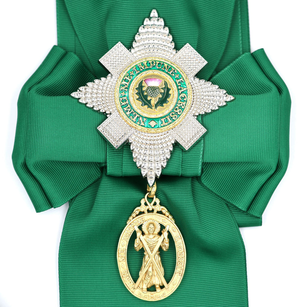 Scotland Order of the Thistle Sash Set Badge Breast Star St Andrew UK reproduction