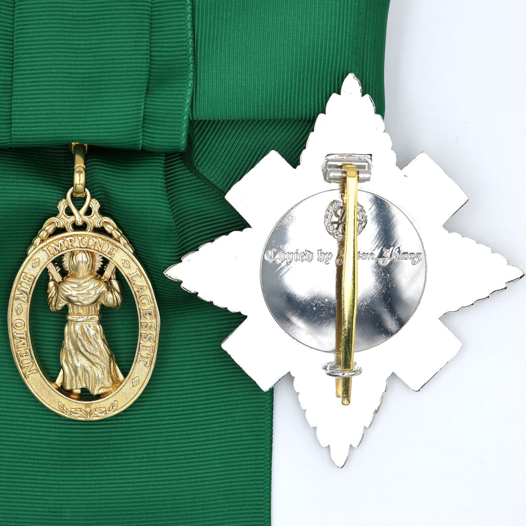 Scotland Order of the Thistle Sash Set Badge Breast Star St Andrew UK detail view 13