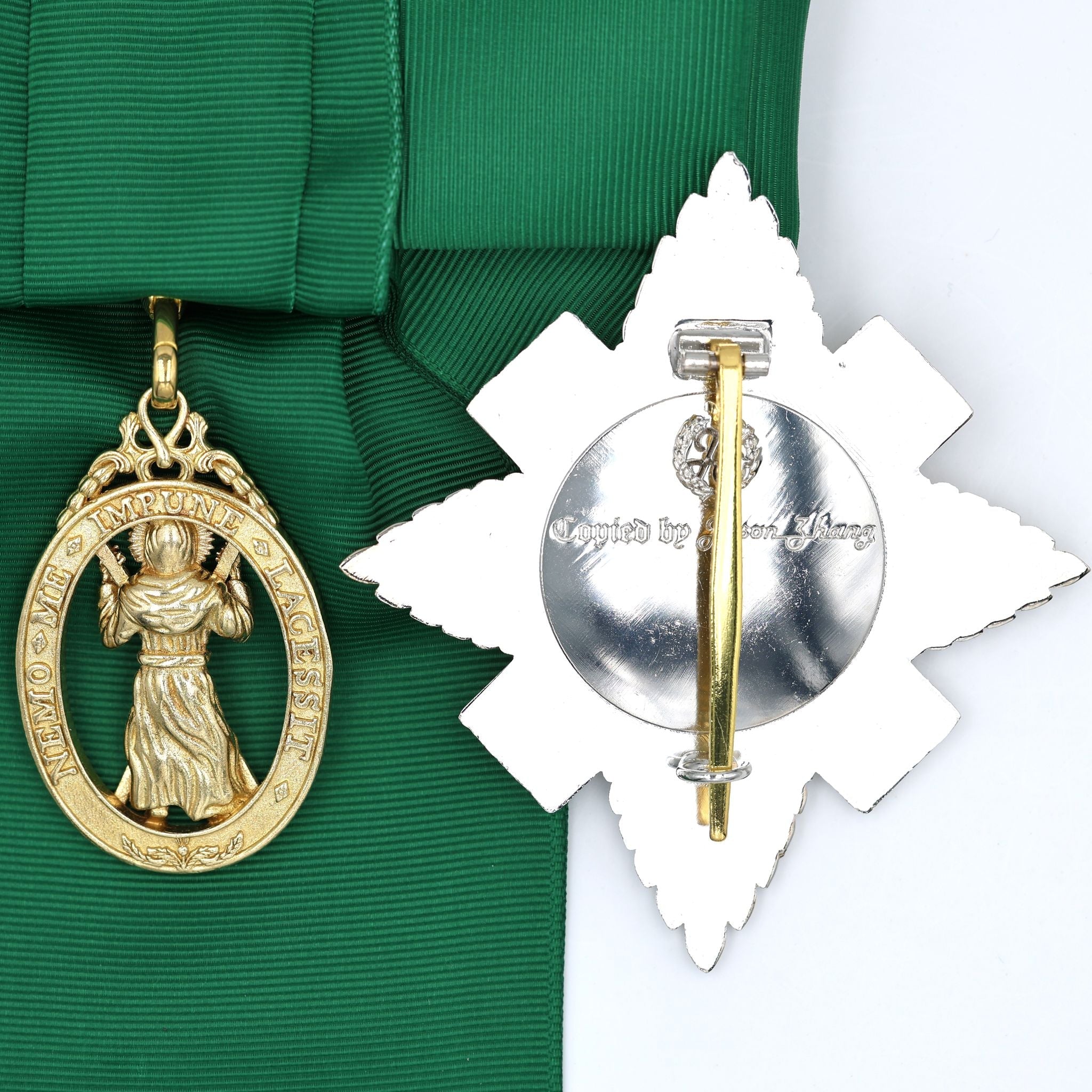 Scotland Order of the Thistle Sash Set Badge Breast Star St Andrew UK detail view 13