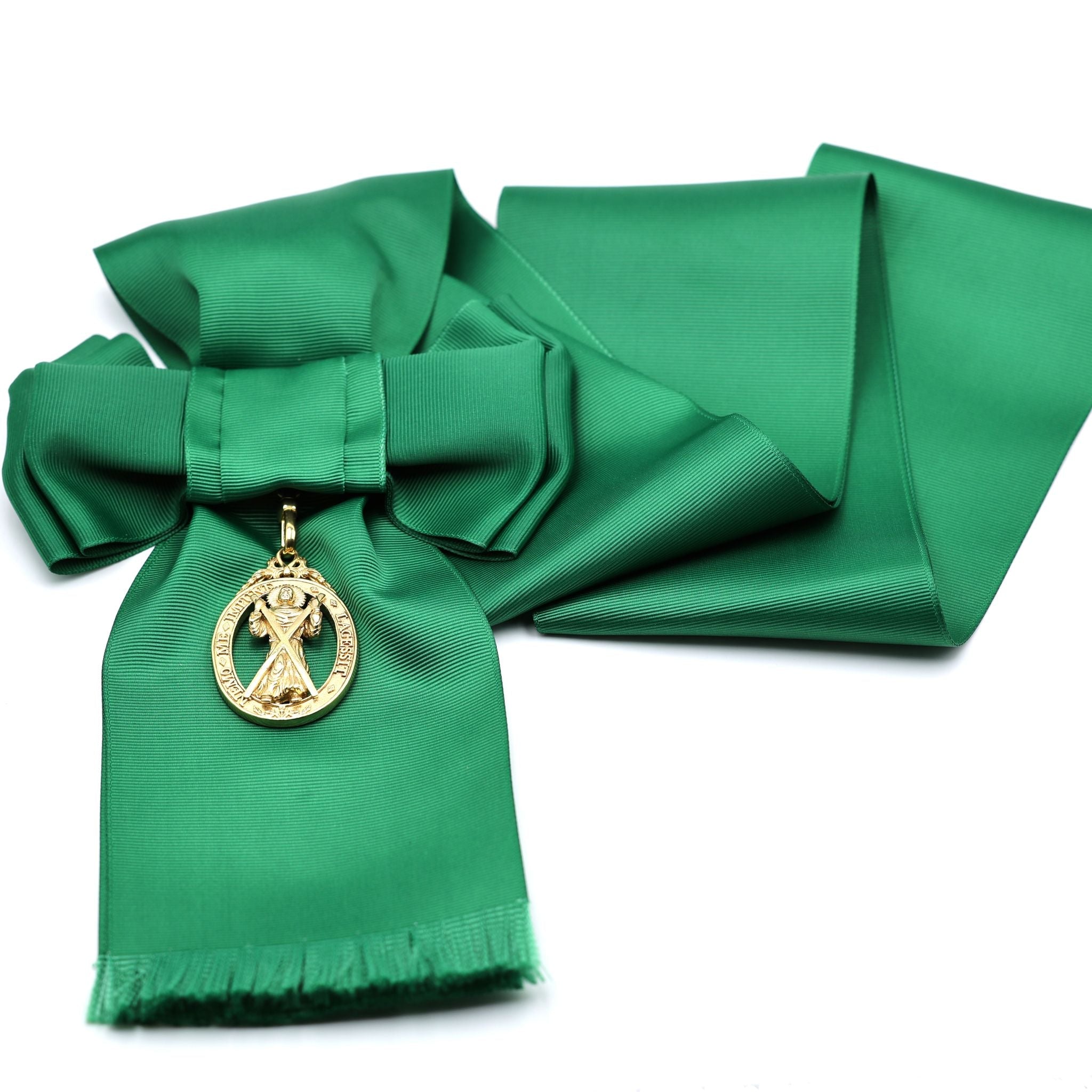 Order of the Thistle Sash & Badge – Saint Andrew Badge in Brass – Full-Size detail view 5