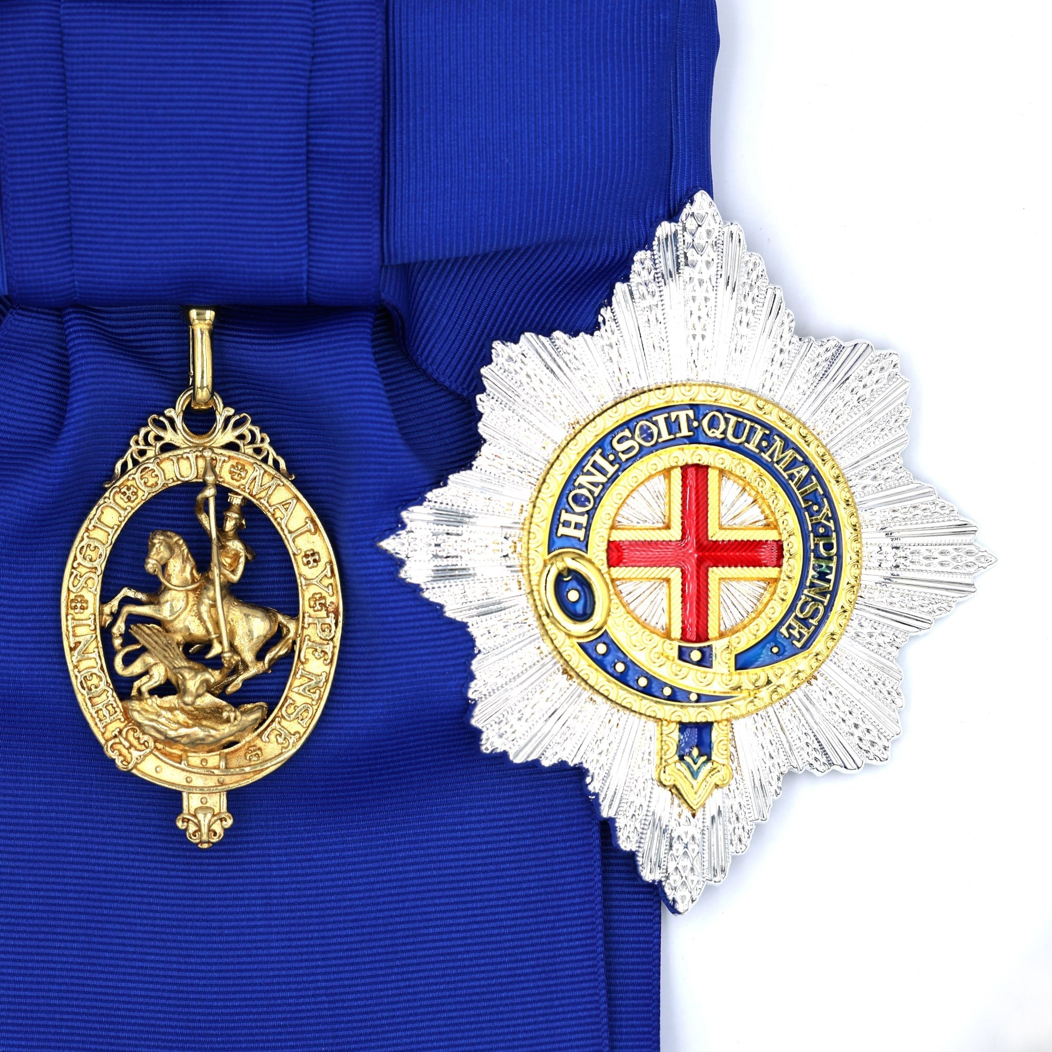 UK the British Order of the Garter Star, Sash+ Badge Full Set Medal detail view 18