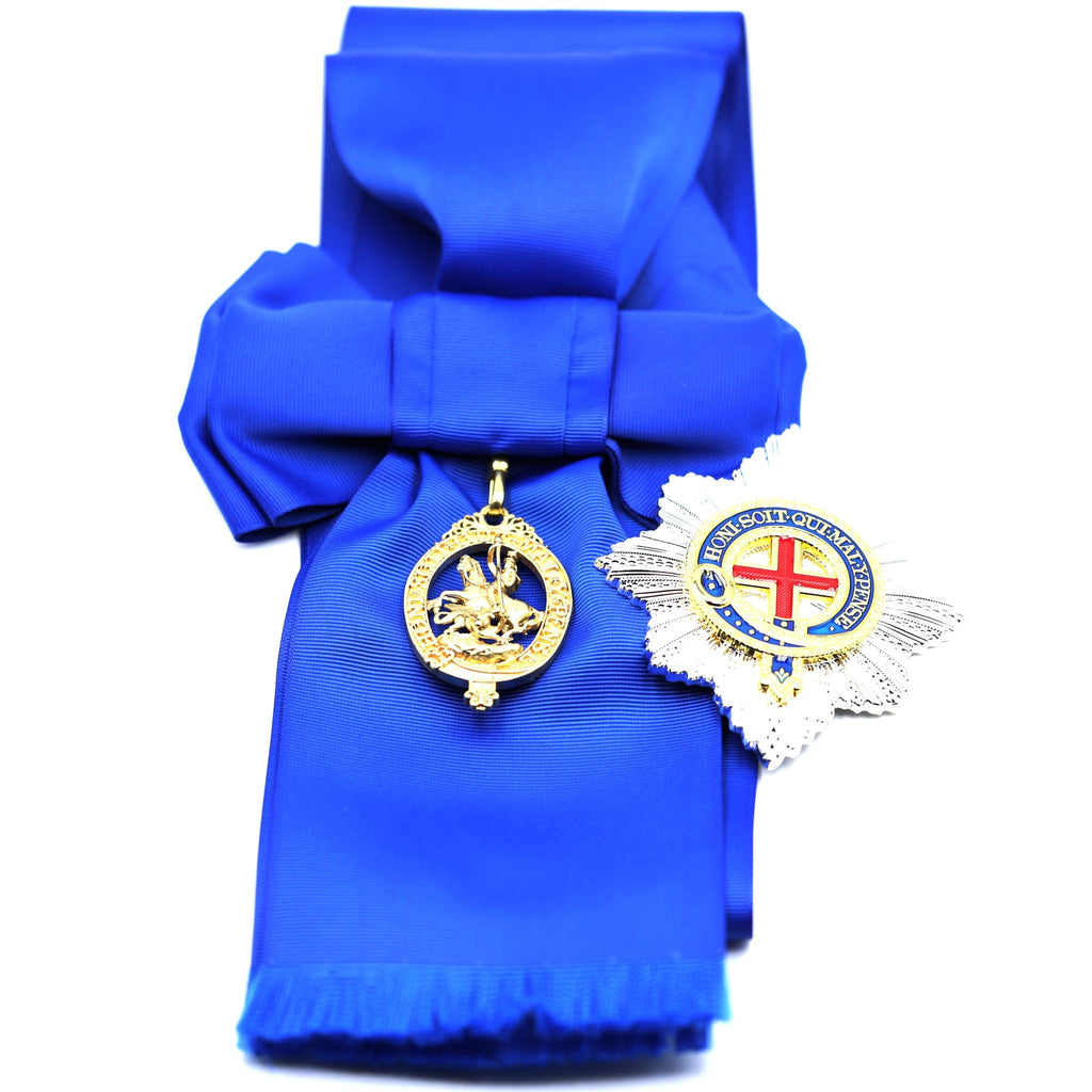 UK the British Order of the Garter Star, Sash+ Badge Full Set Medal detail view 19