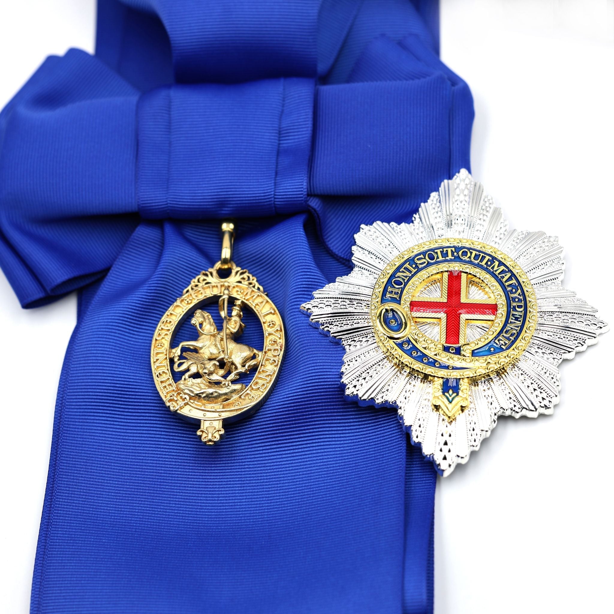 UK the British Order of the Garter Star, Sash+ Badge Full Set Medal detail view 14