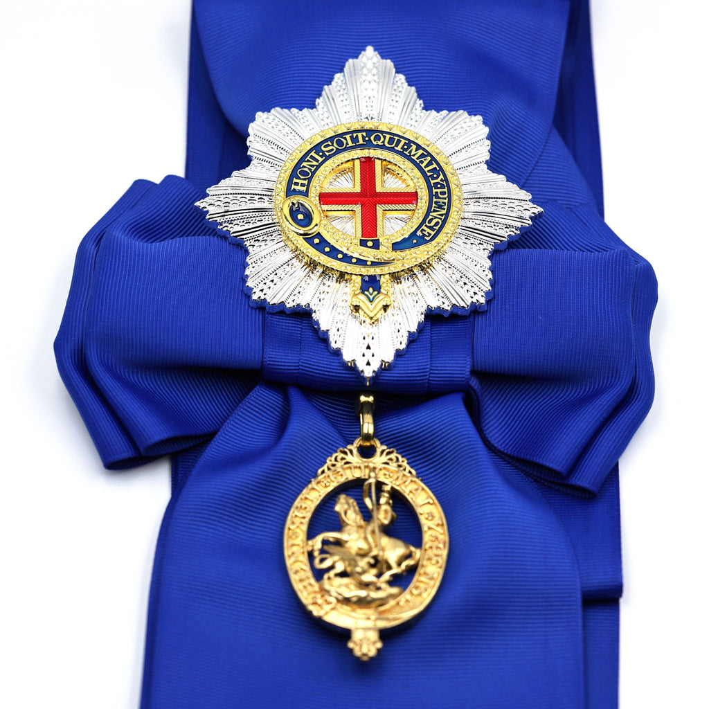 UK the British Order of the Garter Star, Sash+ Badge Full Set Medal detail view 6