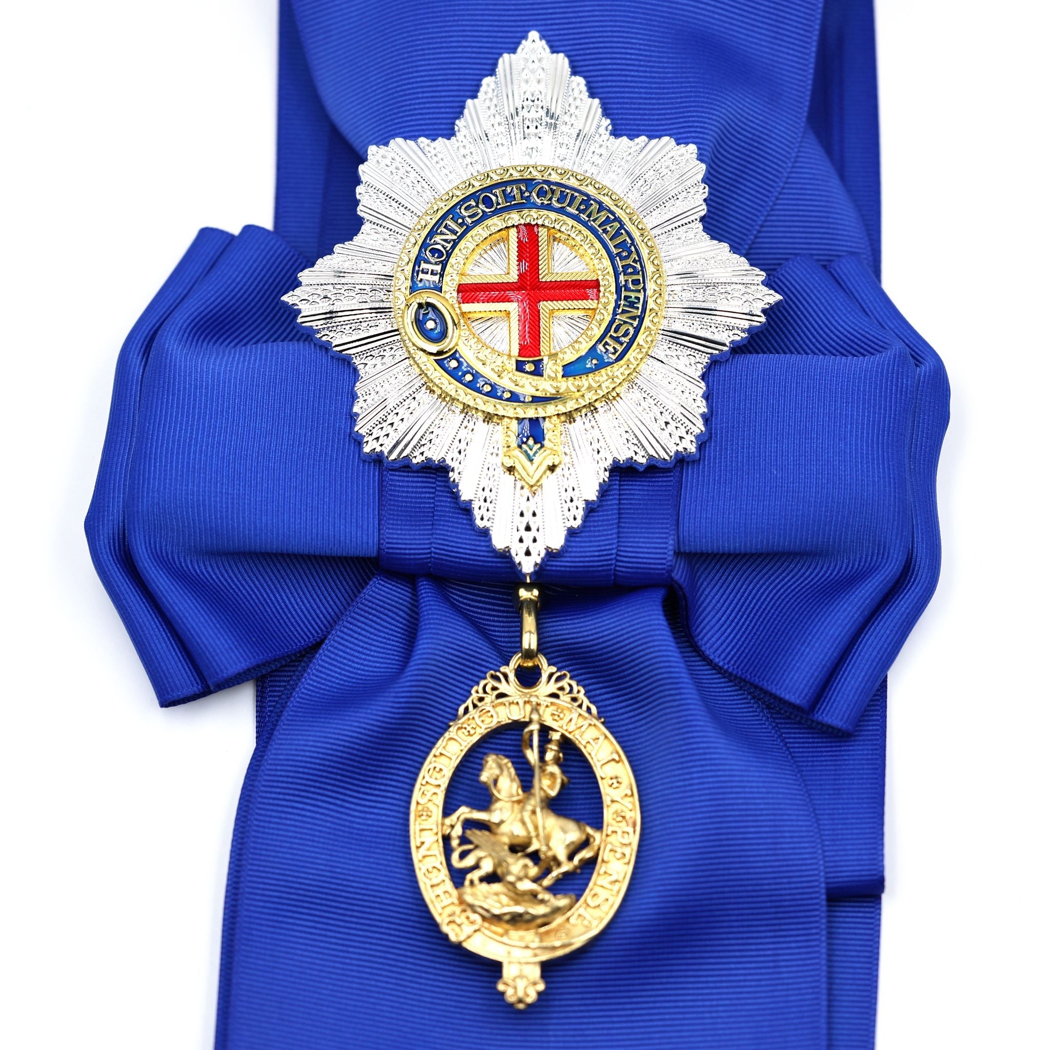 UK the British Order of the Garter Star, Sash+ Badge Full Set Medal detail view 12