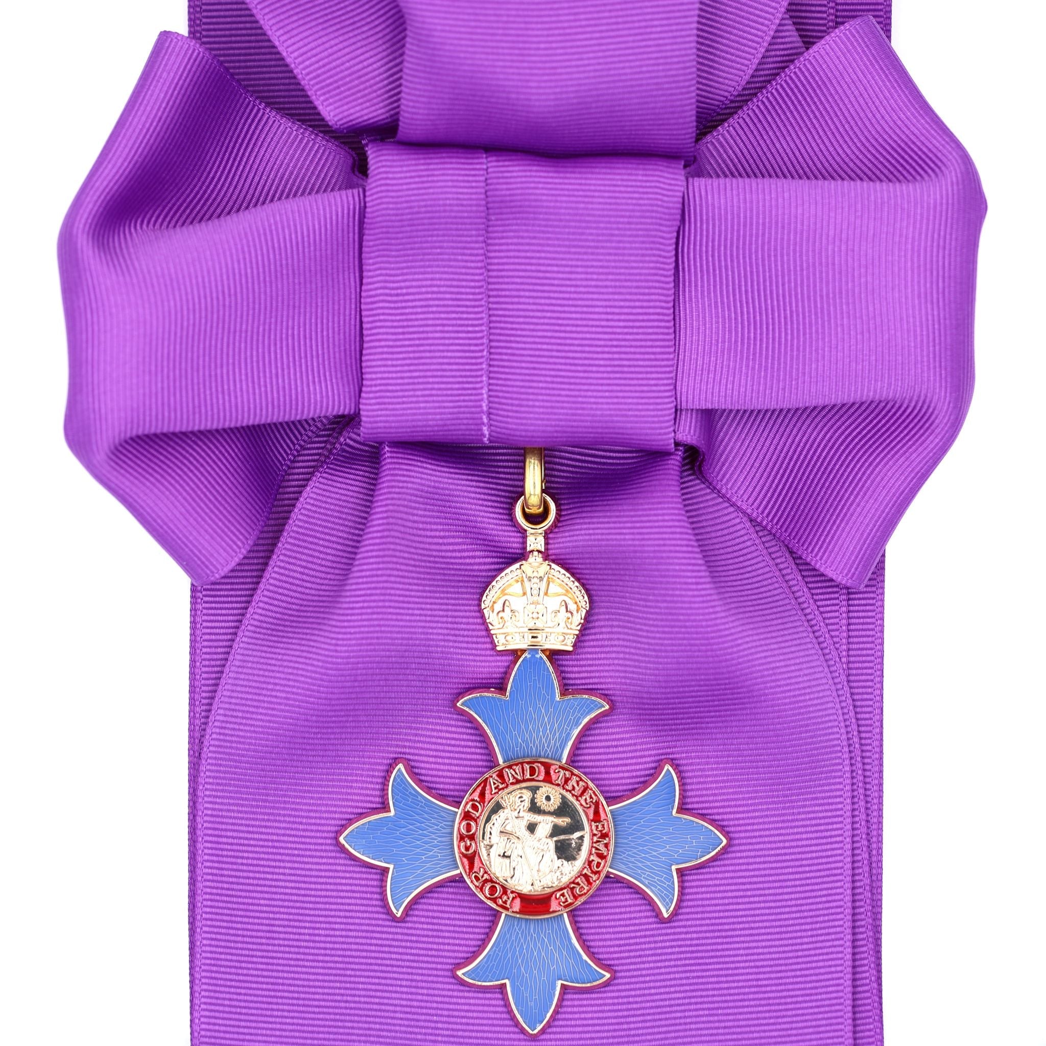 UK Order of the British Empire GBE Knight Grand Cross Sash Badge & Sash replica