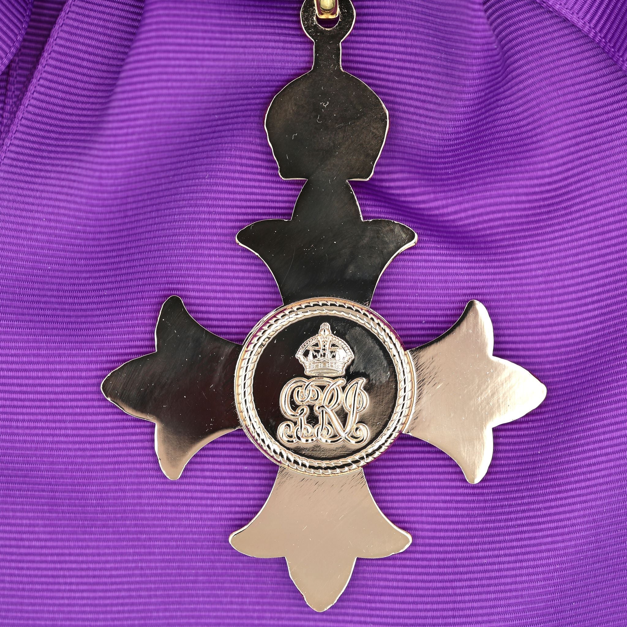 UK Order of the British Empire GBE Knight Grand Cross Sash Badge & Sash detail view 3