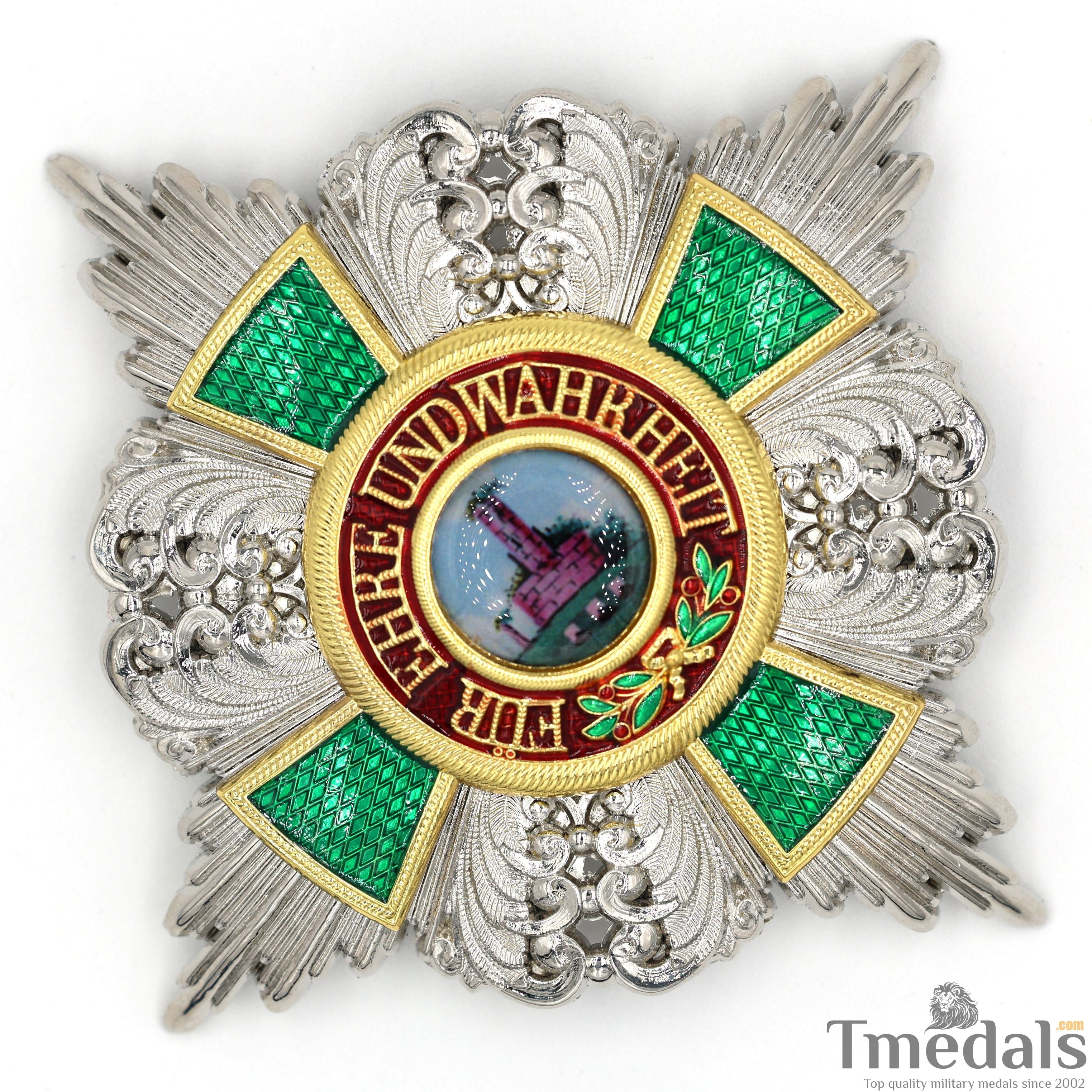 German Order of the Zähringer Lion, Commander Breast Star without Swords detail view 3