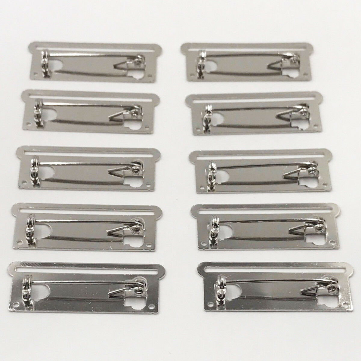 10× Medal Ribbon Mounting Bars Brooch Pin Fixing 1 Space, for 35-37mm Ribbon detail view 2