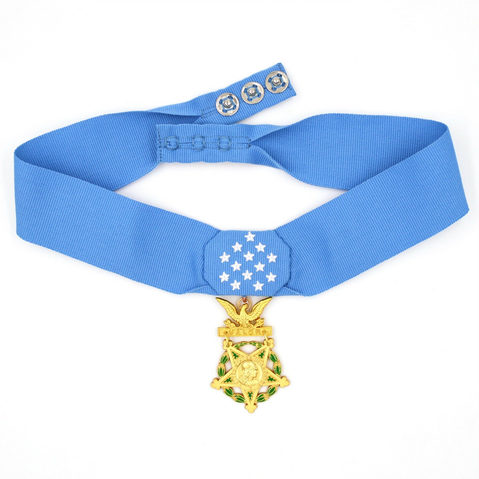 U.S. Medal of Honor Army Current Version – Full-Size with Ribbon Bar, Lapel Pin detail view 3