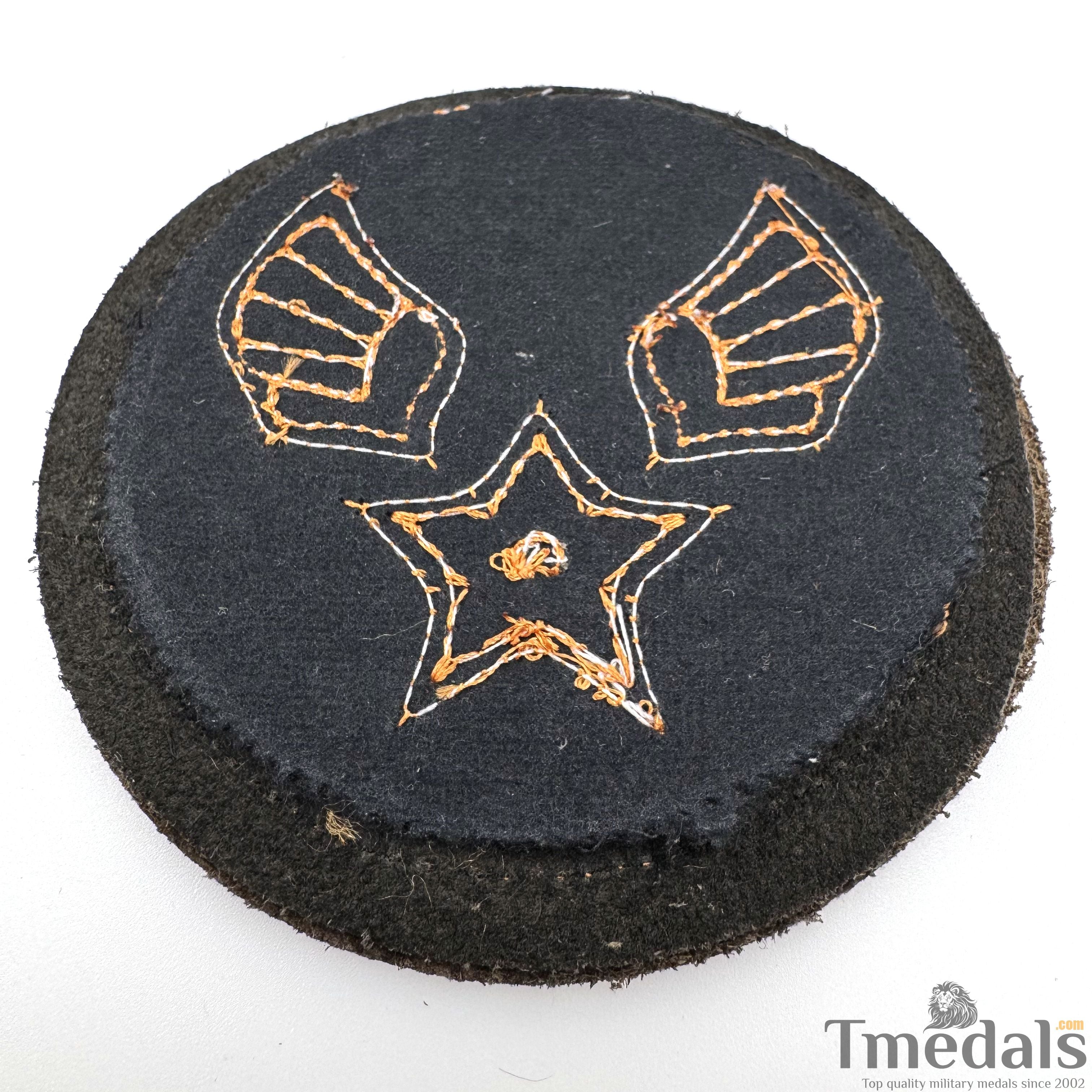 U.S. Army Air Force WWII Bullion USAF Air Corps Squadron Shoulder Uniform Patch detail view 4