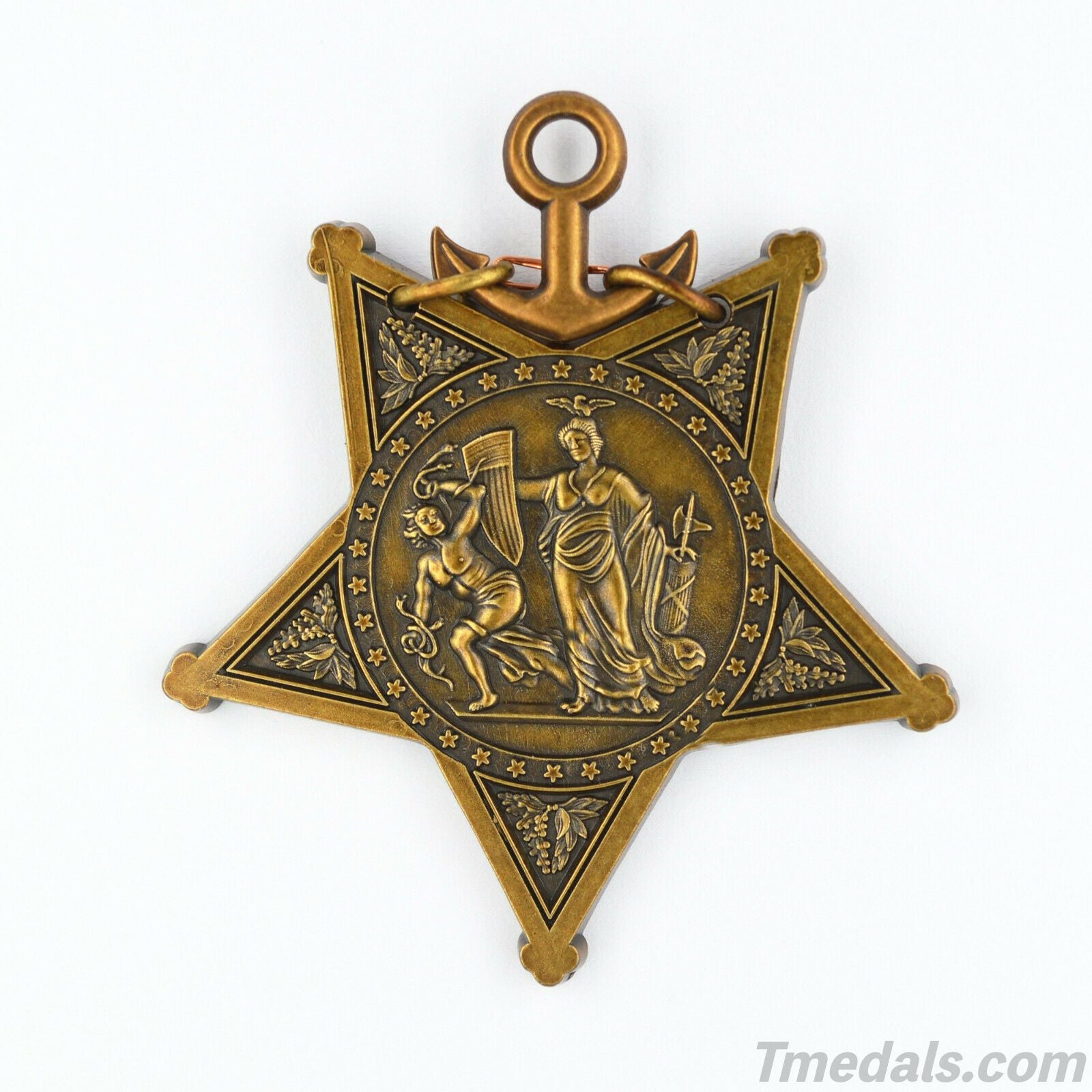 U.S. Medal of Honor Navy Medal Only MOH Order Badge WWII detail view 2